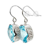 Earings Crystal Aqua Marine_1124