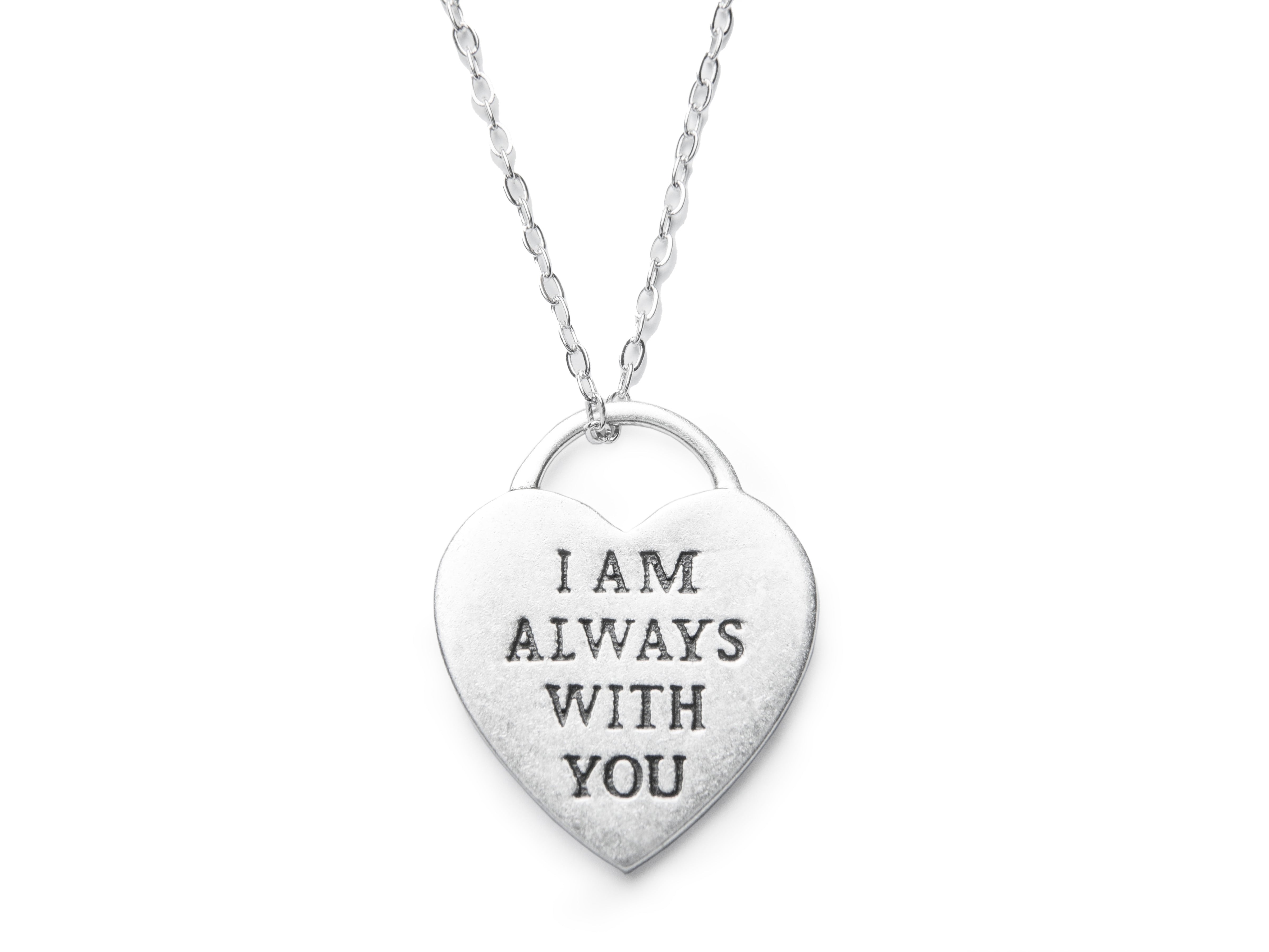 I Am Always With You - Sterling Necklace