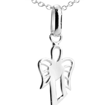 Necklace silver angel EB